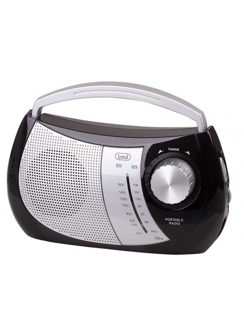 Radio Trevi Nero Portatile Suono Speaker 2 bande FM Portable Audio Cassa Musica