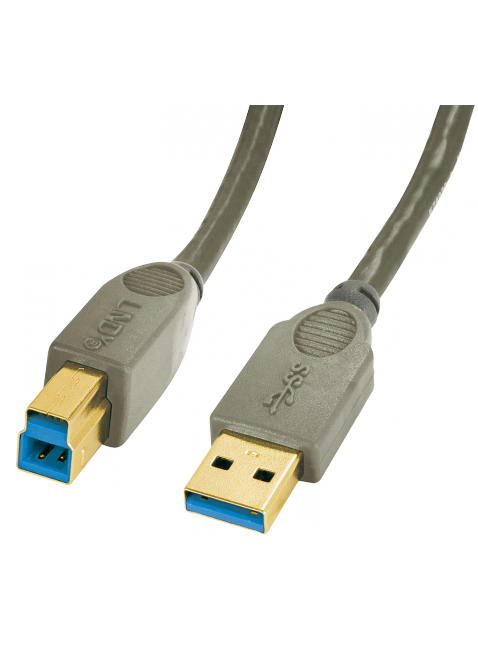 Cavo USB 3.0 Tipo A/B 2m - Antracite
