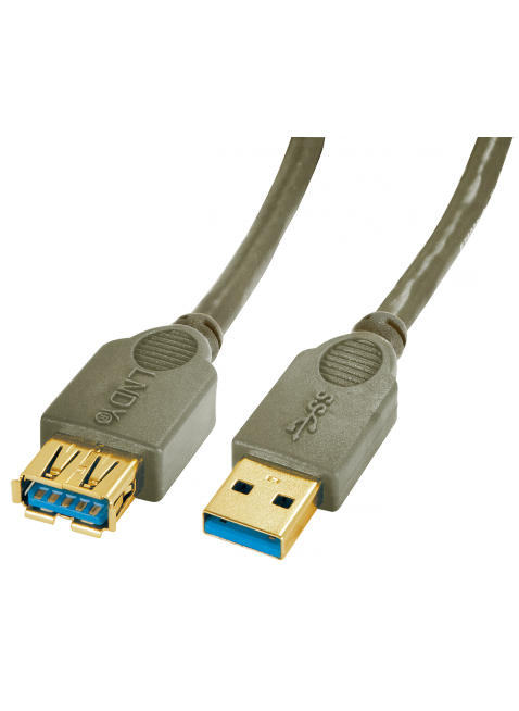 Prolunga USB 3.0 Tipo A M/F 0.5m - Premium
