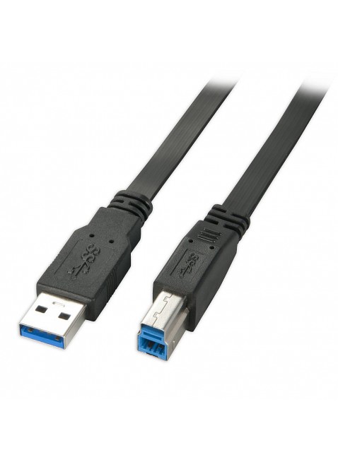 Cavo USB 3.0 Tipo A/B 1m - Flat