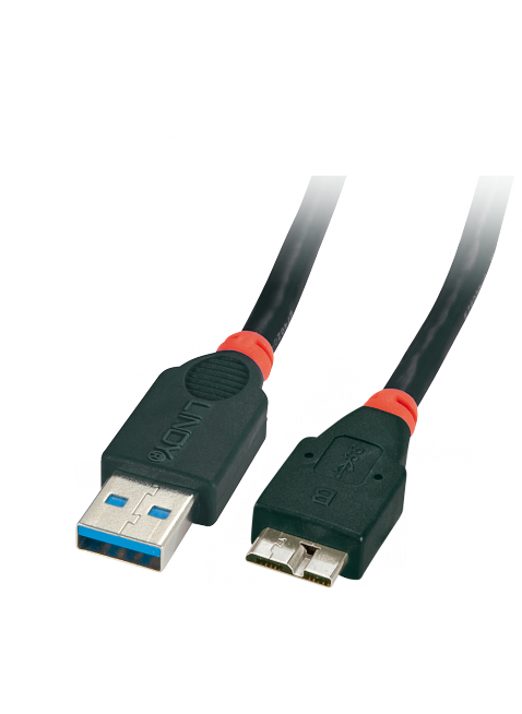 Cavo USB 3.0 Tipo A / Micro B 2m - Nero