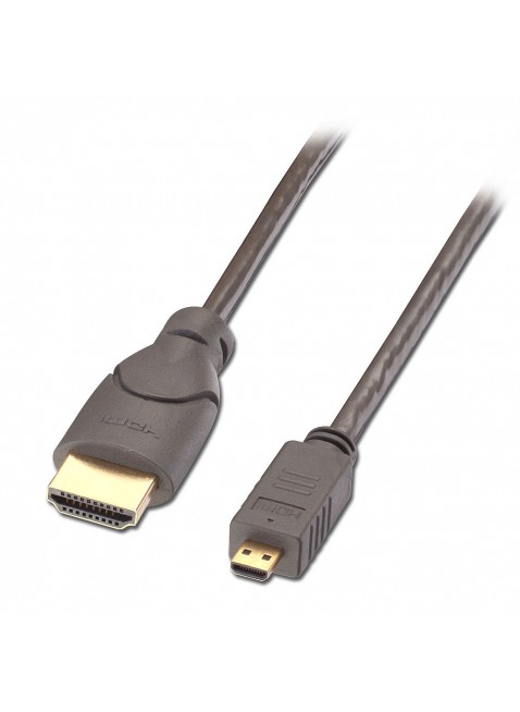 Cavo HDMI / Micro HDMI High Speed con Ethernet, 0,5m