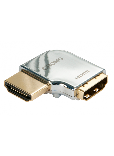 Adattatore HDMI CROMO® Tipo A M/F a 90 gradi "Sinistra"