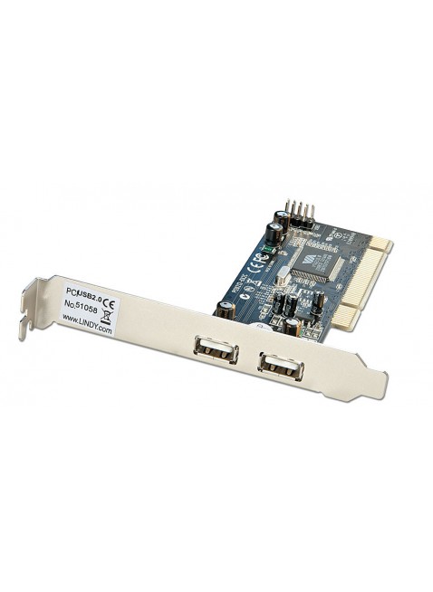 Scheda PCI 2+2 Porte USB 2.0