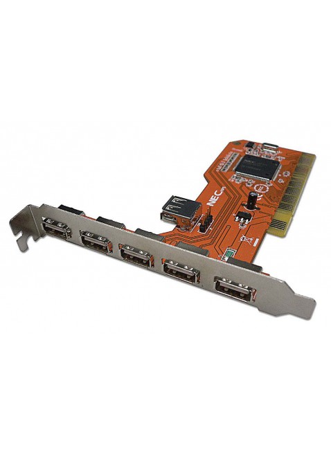 Scheda PCI USB 2.0, 5+1 porte