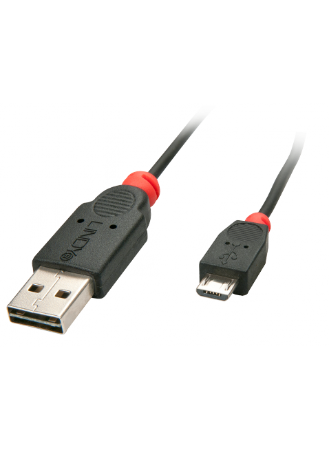Cavo USB 2.0 Easy Fit Tipo A / Micro B - Nero - 3m