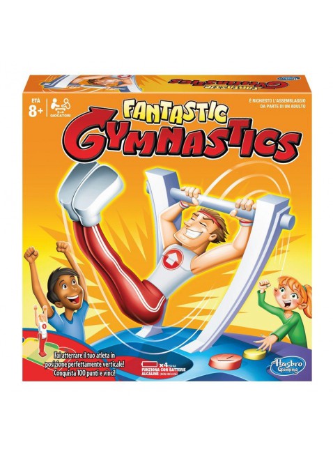 Fantastic Gymnastic Hasbro Gioco Fai Ruotare il Ginnasta alla Sbarra 2-4 Persone