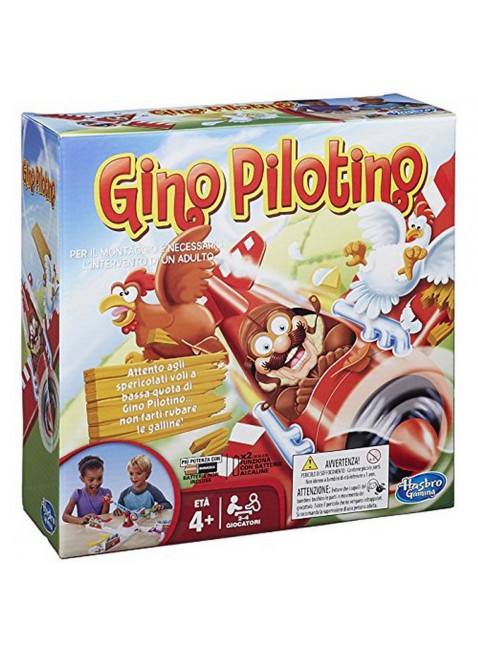 Gino Pilotino Gioco da Tavola 2-4 Giocatori Bambini 4+ Hasbro