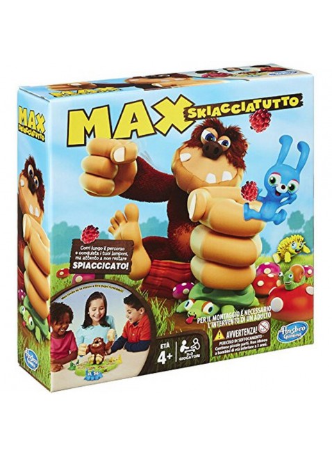 Max Schiacciatutto 2-3 Giocatori Gioco di Società Bambini Hasbro