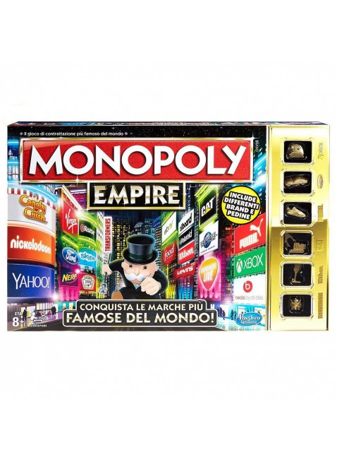 Monopoly Empire Gioco da Tavola 2 Dadi Società Passatempo Hasbro