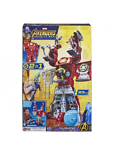 Hulkbuster Gigante Avengers 55 cm Playset battaglie Marvel 