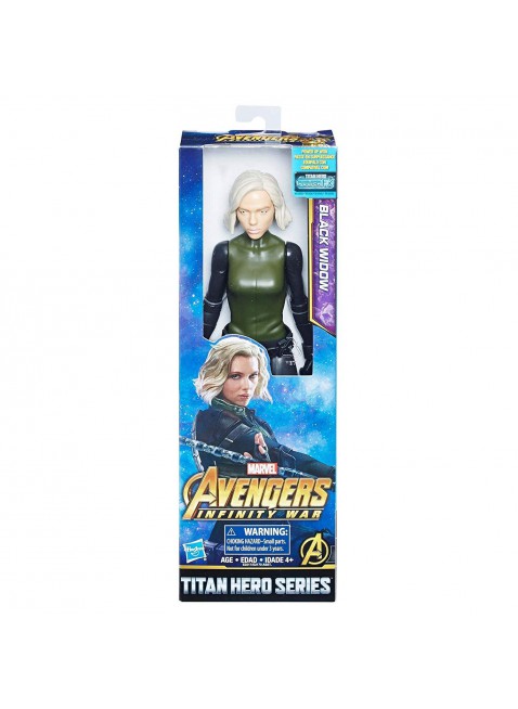 Pupazzetto Personaggio Black Widow Vedova Nera Avengers Marvel Hasbro 30 cm