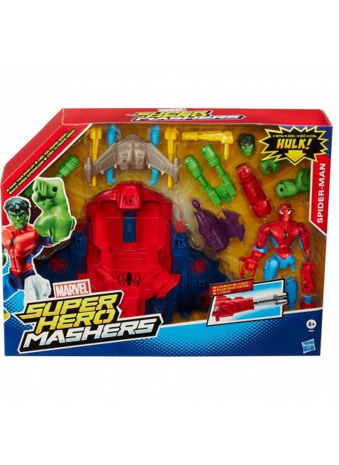 Spider Hero Marvel Superoi Jet Maschers Hasbro Gioco Spider Man 