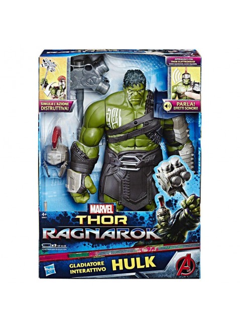 Hulk Gladiatore Thor Ragnarok Interattivo Elettronico Avengers 30 cm Personaggi 