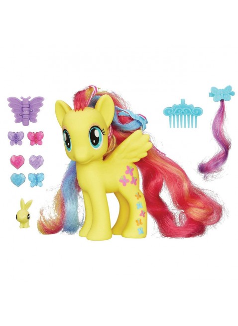 My Little Pony Criniera Magica Fluttershy con Accessori Gemme Splendenti