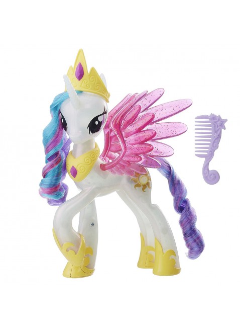 My Little Pony Principessa Celestia Cambia Colore Giochi Hasbero Ali con Glitter
