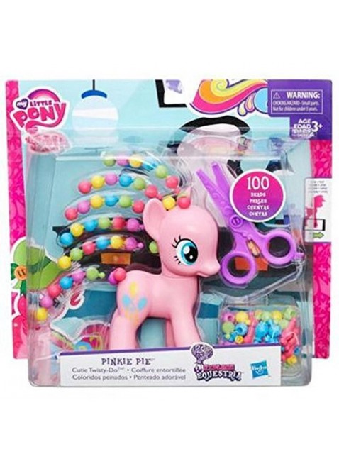 Hasbro My little Pony Pinkie Pie  Capelli Pazzi con Forbice Gioco