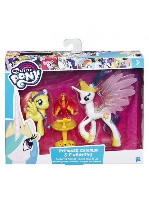 My Little Pony Amici Celestia Fluttershy e la Fenice Filomena Giochi Hasbro