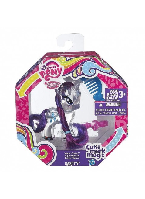 My Little Pony Trasparente Riempito di Acqua e Glitter Scintillanti Hasbro