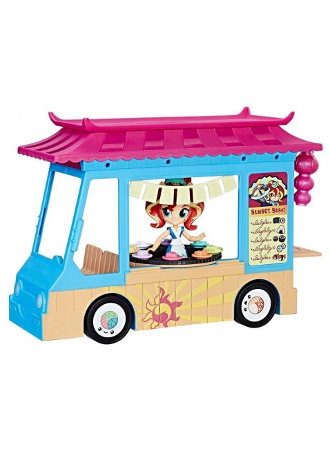 Camion Camioncino My Little Pony Sushi con Sunset Shimmer Hasbro 