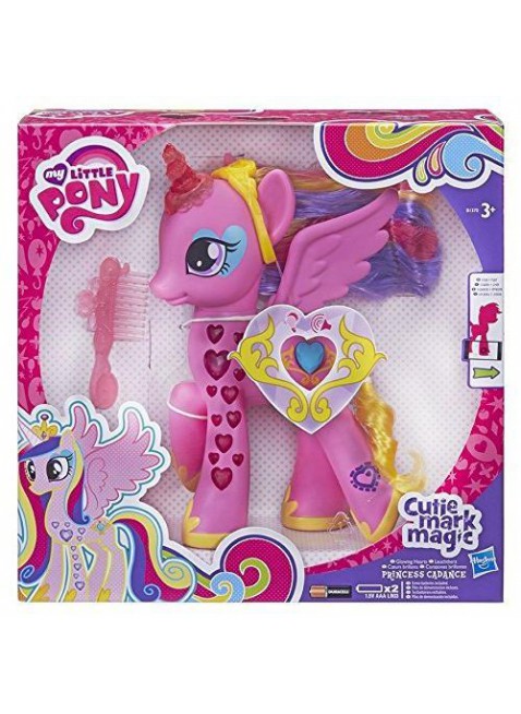 My Little Pony Principessa Cadance Hasbro Giochi Criniera Cuoricini Luminosi