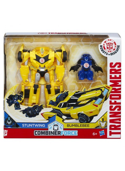 Transformers Giochi Hasbro Trasformabili Stuntwing & Bumblebee 