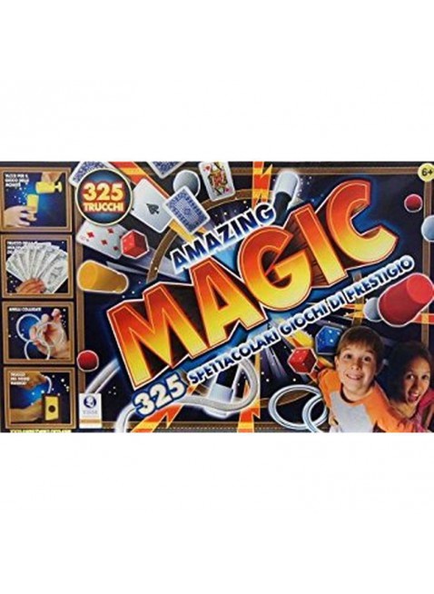 Scatola per Magia 325 Trucchi Magici per Intrattenere Amici Bambini Giochi