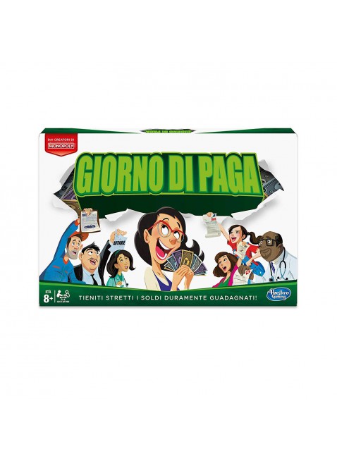 Monopoly Giorno di Paga Giochi di Società da Tavola con Dado Hasbro