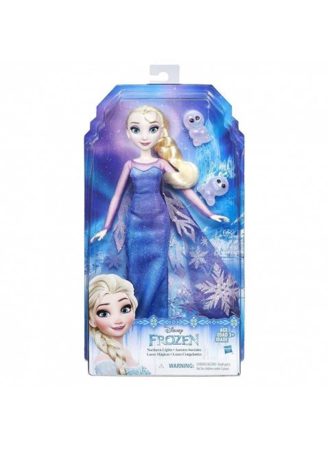 Hasbro Frozen Northern Lights Fashion Doll Elsa B9199 B9201 Luci del Nord