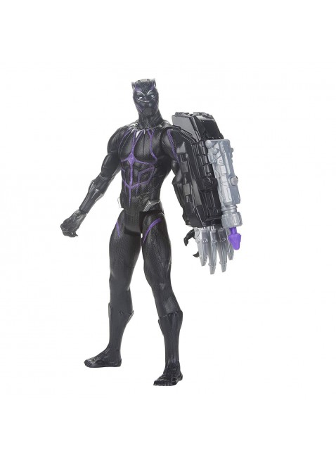 Hasbro Marvel Avengers Endgame Black Panther Titan Hero con Power FX Incluso 