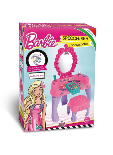 Grandi Giochi Giocheria Barbie specchiera con fashion doll Bambina Bellezza