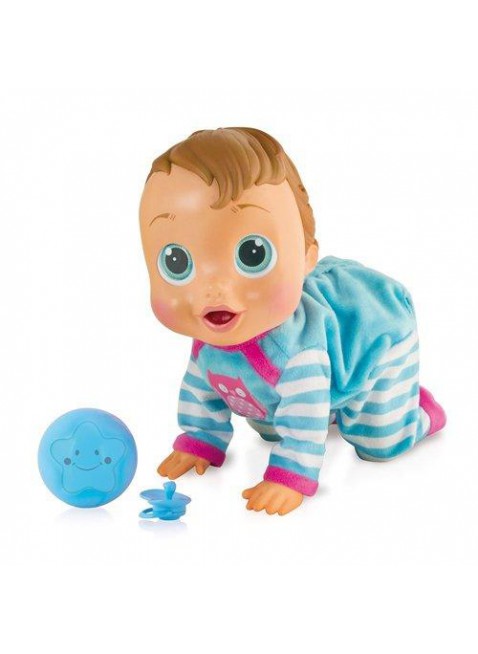 IMC Toys TEO Bebè Bambola interattiva Multicolore 94727IMIT Lingua Italiana