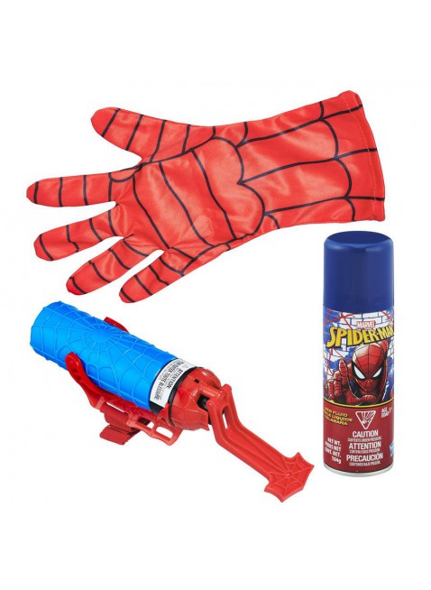 Hasbro Marvel Spider-Man Guanto Spararagnatela 2 in 1 Bomboletta Guanto