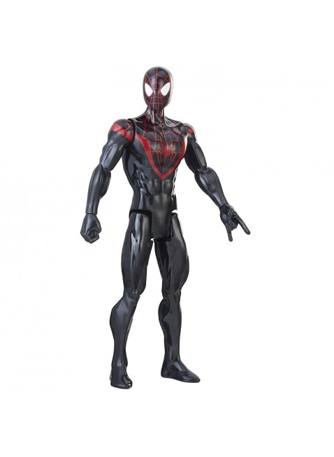 Hasbro Marvel Spiderman Figurine Titan Kid Arachnid 30 cm e2346 Colore Nero