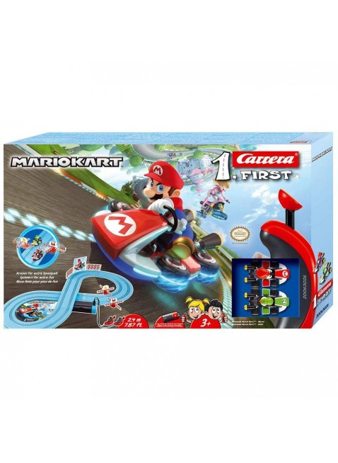 Pista a Batteria Mario Kart Nintendo 2 Macchinine Incluse Carrera Firt 20063026