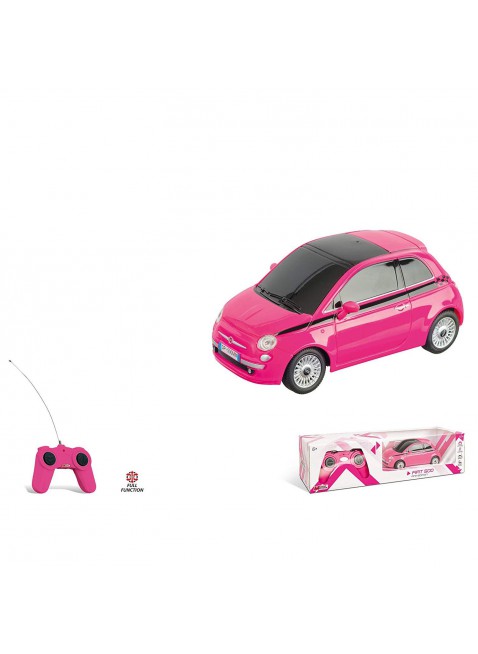 Mondo Fiat 500 Pink Motors Edition-Macchina radiocomandata Modello 1/24 Rosa