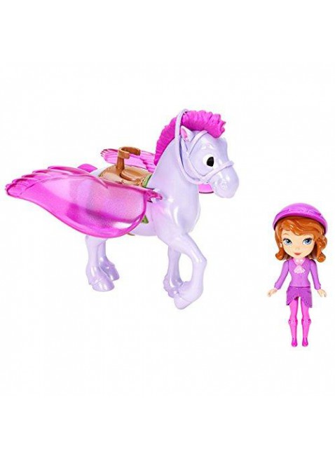 Mattel Y6651 Walt Disney Princess Sofia e Minimus Con Cavallo Multicolor Rosa