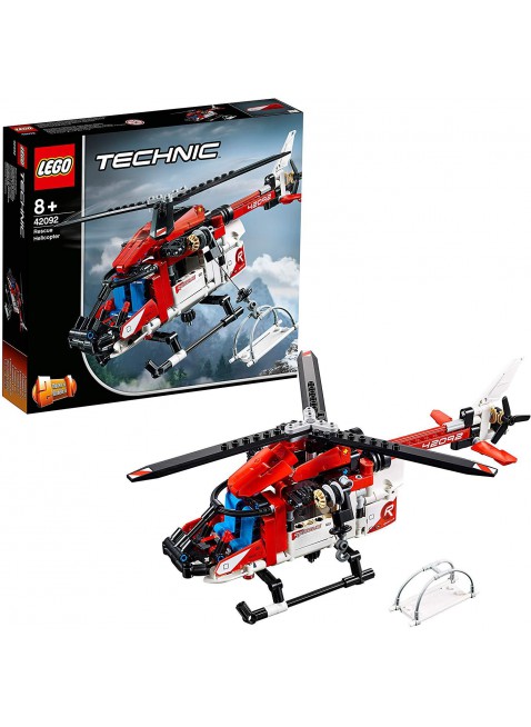 Lego Techinc Elicottero di Salvataggio 2 in 1 Mattoncini Bambini da 8 anni 42092