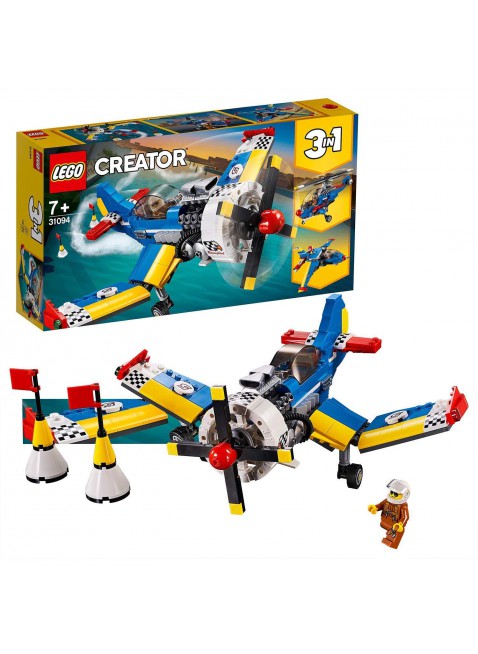 Lego Creator Aereo da Corsa Elicottero Jet Set Costruzioni 3 in 1 Ragazzi 31094