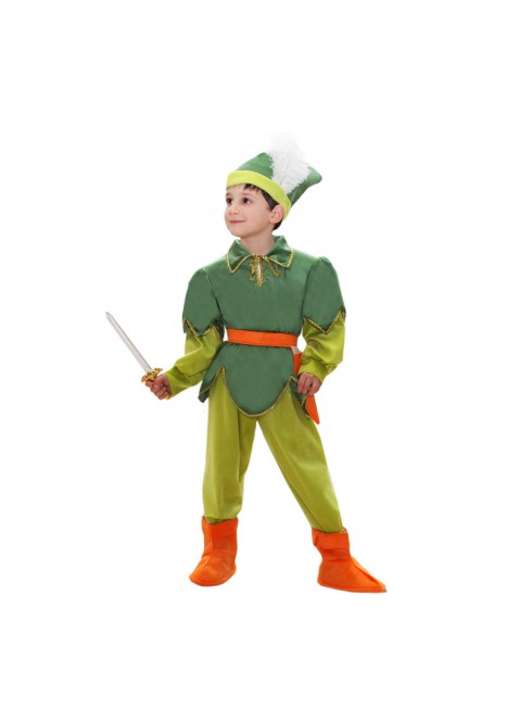 Vestito Costume di Carnevale Peter Pan Taglia 4 Anni Pegasus 0132 Bambino Bimbo