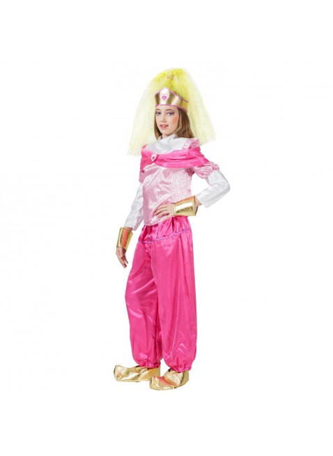 Vestito Costume di Carnevale Genietta Rosa Bimba Taglia 4 Anni XS Pegasus 1883