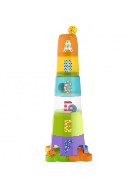 Chicco Artsana Gioco Torre con Palline 6 tazze colorate quattro palline colorate
