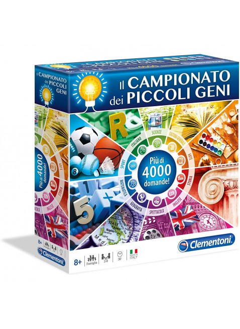 Clementoni 12990 Il Campionato dei Piccoli Geni New Edition Gioco di Società