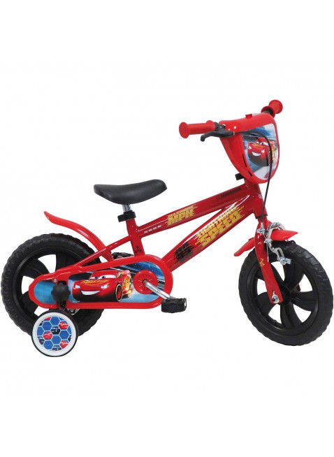 Mondo Toys Bici CARS 3 per bimbo bimba misura 12 rotelle freno anteriore rosso 