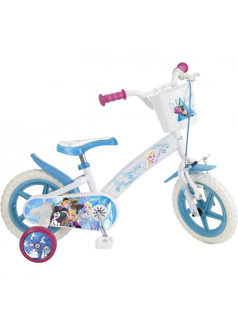 Toimsa Disney Princess Frozen Bicicletta da Bambino Licenza Frozen 12 Pollici
