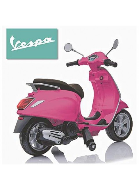Biemme Moto Scooter Piaggio Vespa Primavera 12V elettrica Rosa con specchietti