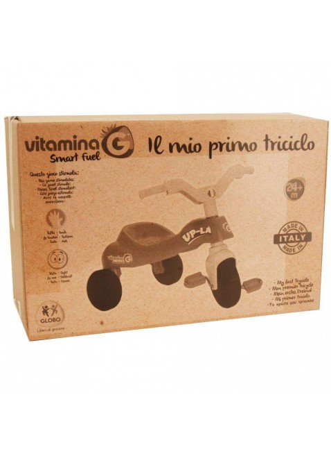 Globo 05308 Triciclo in plastica Up-La' per Bambini da viaggio e tascabili Globo
