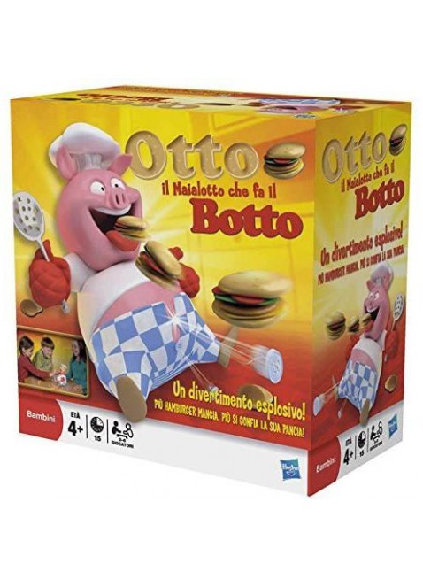 Hasbro 17496103 - Otto Il Maialotto Che Fa Il Botto Gioco da Tavolo Multicolor