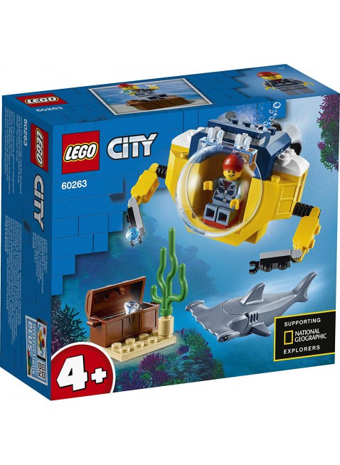 LEGO City Minisottomarino oceanico Avventure acquatiche per i bambini dai 4+