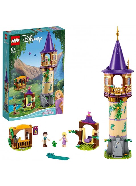 LEGO - Disney Princess La torre di Rapunzel Set di Costruzioni per Bambine